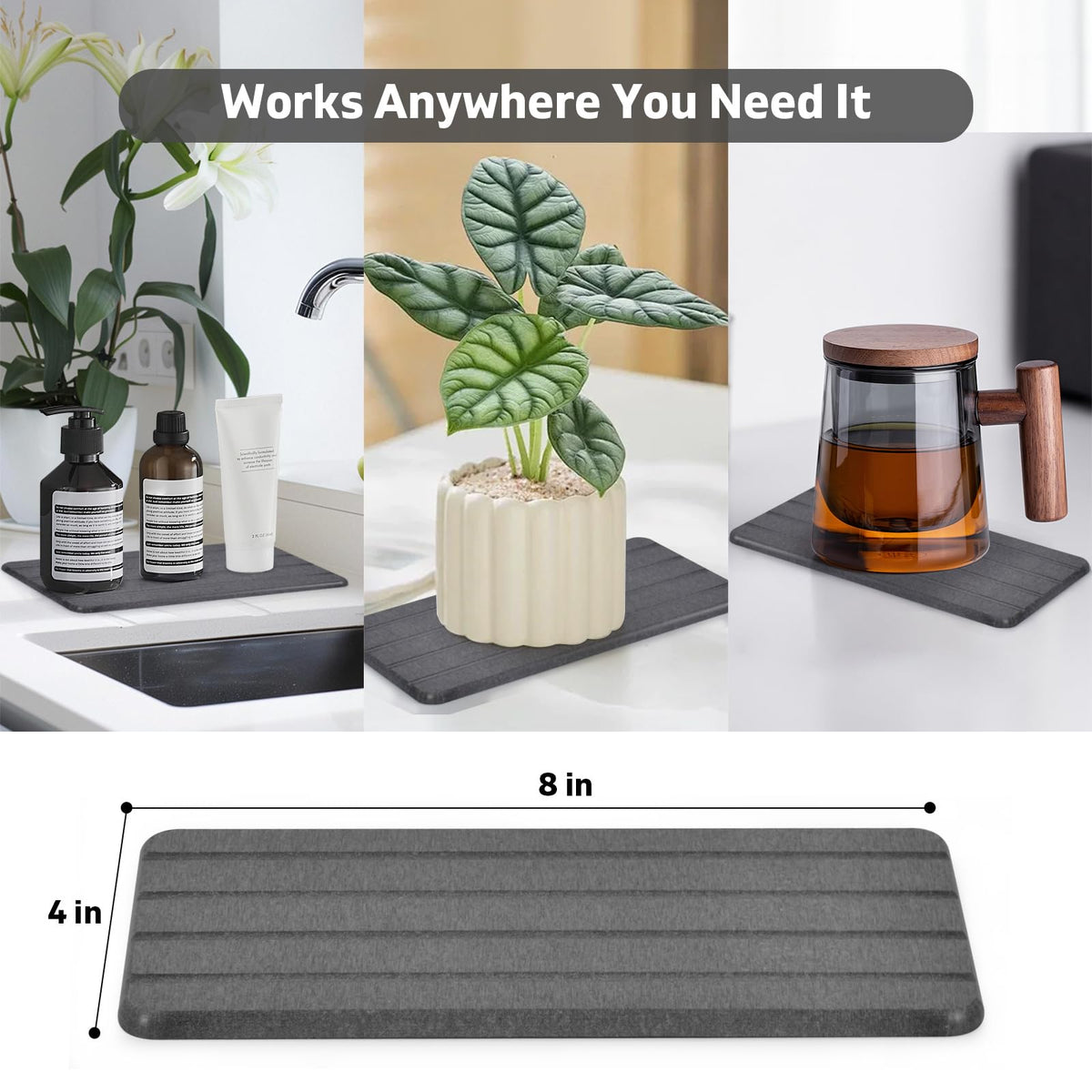 DFJKJUU foldable drying mat stored flat for easy storage