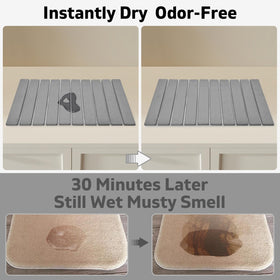 DFJKJUU collapsible design of the large stone drying mat for easy storage