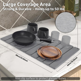 DFJKJUU stone mat serving as a heat-proof pad on the counter