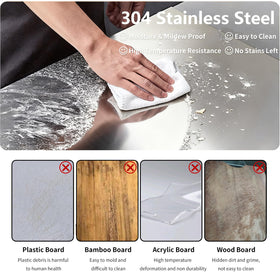 DFQ large surface suitable for fruits, vegetables, bread, and pizza prep