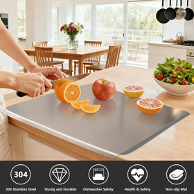 DFQ stainless steel board is dishwasher-safe for easy cleaning