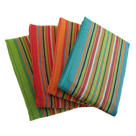 DG Collections salsa towel texture shows durable lint-free weave