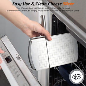 DGLOZE slicer features non-slip feet to prevent sliding during use