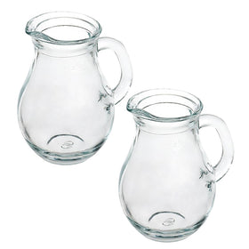 8.5oz capacity creamer ideal for coffee, tea, or hot chocolate.