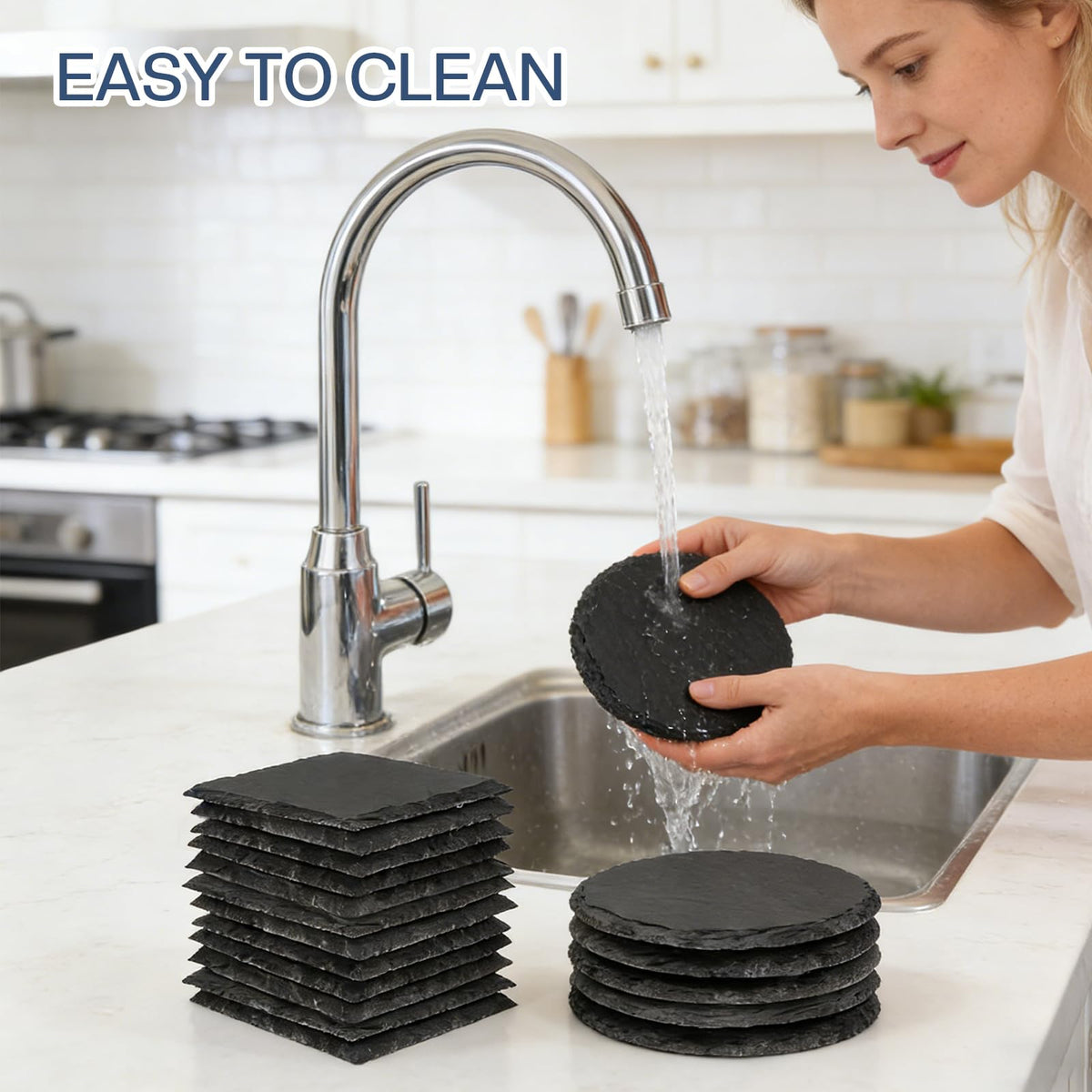 dhfsleo slate coasters make a thoughtful gift for friends and family.