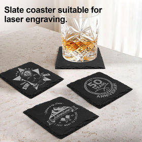 Dhfsleo slate coaster kitchen bar use in home and office settings