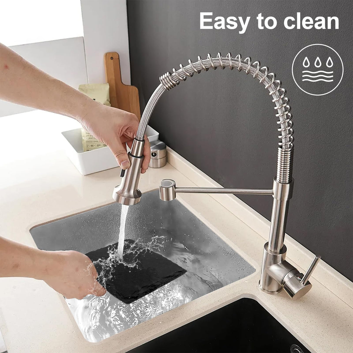 Dhfsleo slate coaster stack display for easy storage and organization