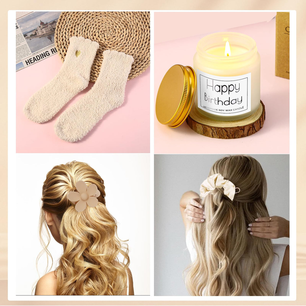 DHQH silk scrunchie adds comfort and elegance