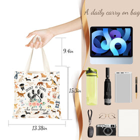 DHQH durable canvas tote with soft cotton feel for reuse