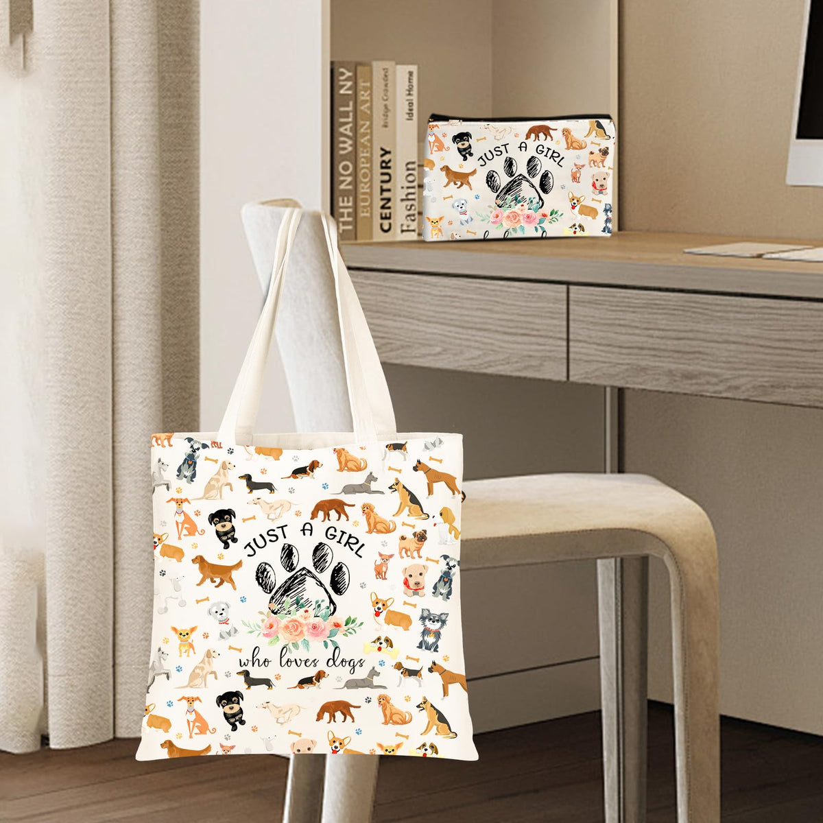 DHQH large-capacity tote ideal for groceries or books