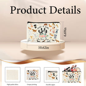 DHQH makeup bag included for compact organization
