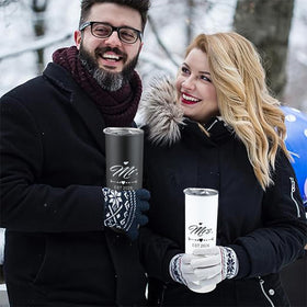 DHQH Mr and Mrs 2026 tumbler indoor outdoor use for home and adventures.