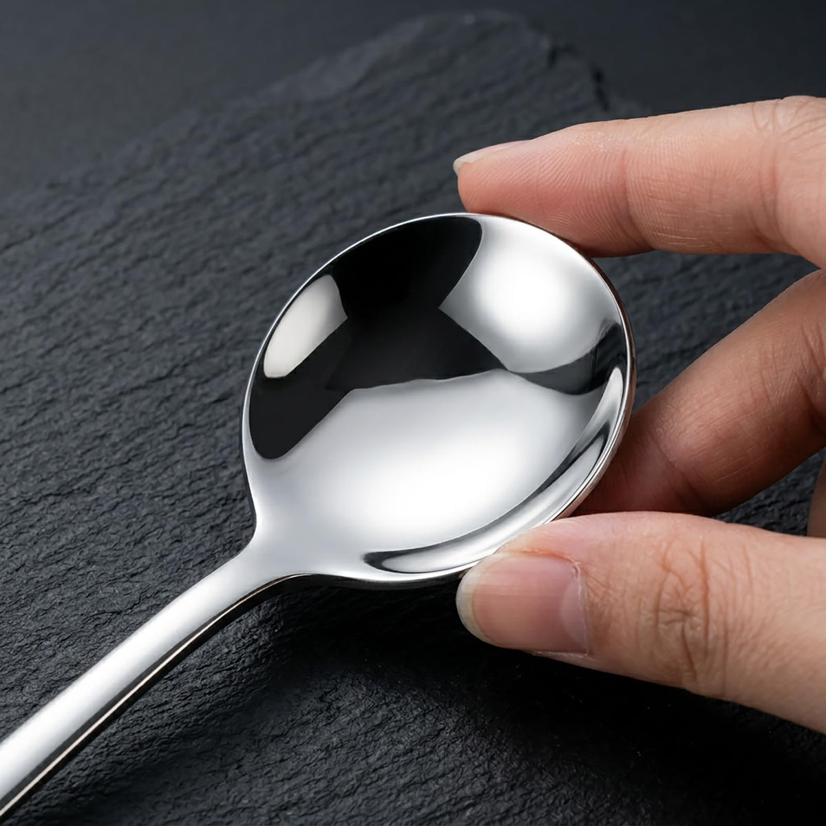 Dhrbsx dishwasher-safe spoon set for effortless cleaning