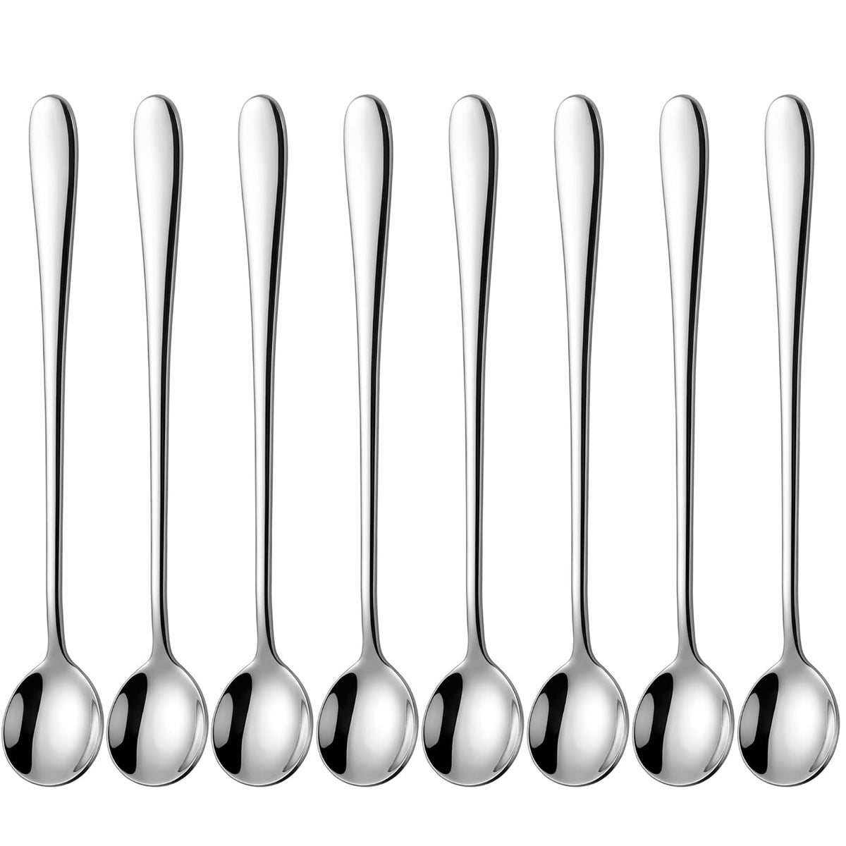 Dhrbsx long-handle iced tea spoon reaches tall glasses for easy stirring