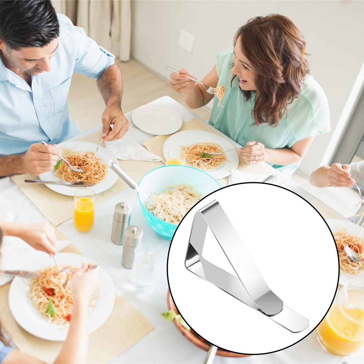 DHYLRICHER easy-install clips simplify setup for home events and picnics