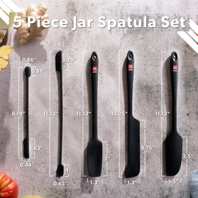 DI ORO Living dishwasher-safe spatulas stay pristine after cleanup