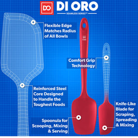 DI ORO Living spatula ideal for eggs and scramble prep