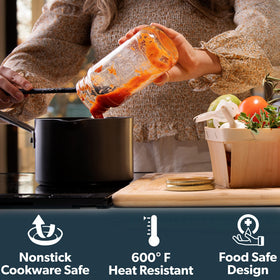 DI ORO Living versatile spatulas for mixing, scraping, and bowl cleanup