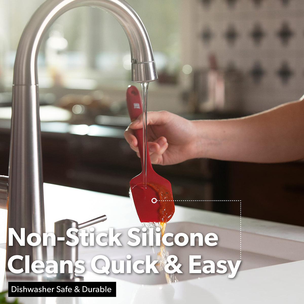 DI ORO Living spatula safe for non-stick surfaces