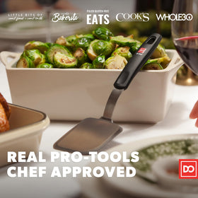 di Oro Living nonstick-safe spatula resists scratches on delicate pans