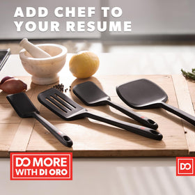 DI ORO Living BPA-free silicone spatulas support safe cooking on nonstick pans.