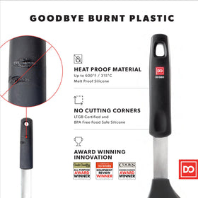 di Oro Living wide pancake spatula for even, gentle turning