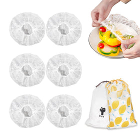 DI QIU REN reusable bowl covers with elastic seal for leftovers