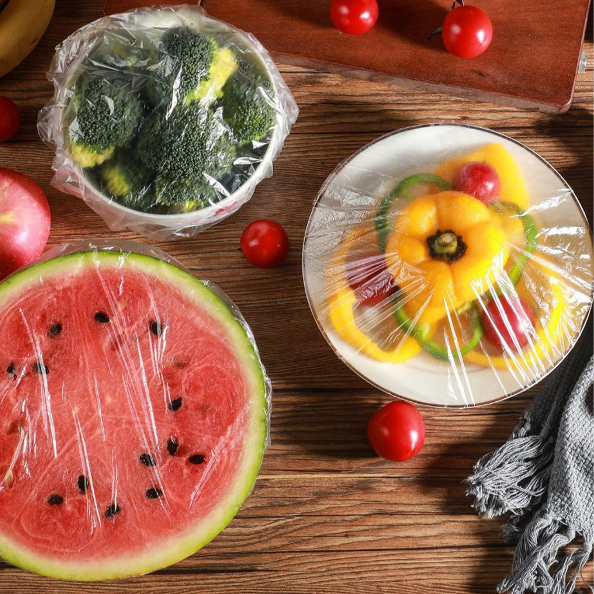 DI QIU REN reusable washable covers fit many bowls