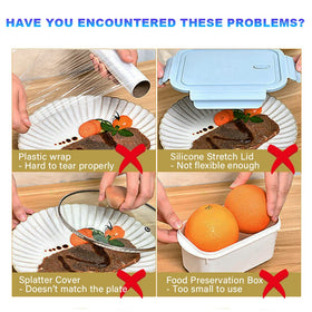 DI QIU REN BPA-free transparent bowl cover used outdoors and fridge