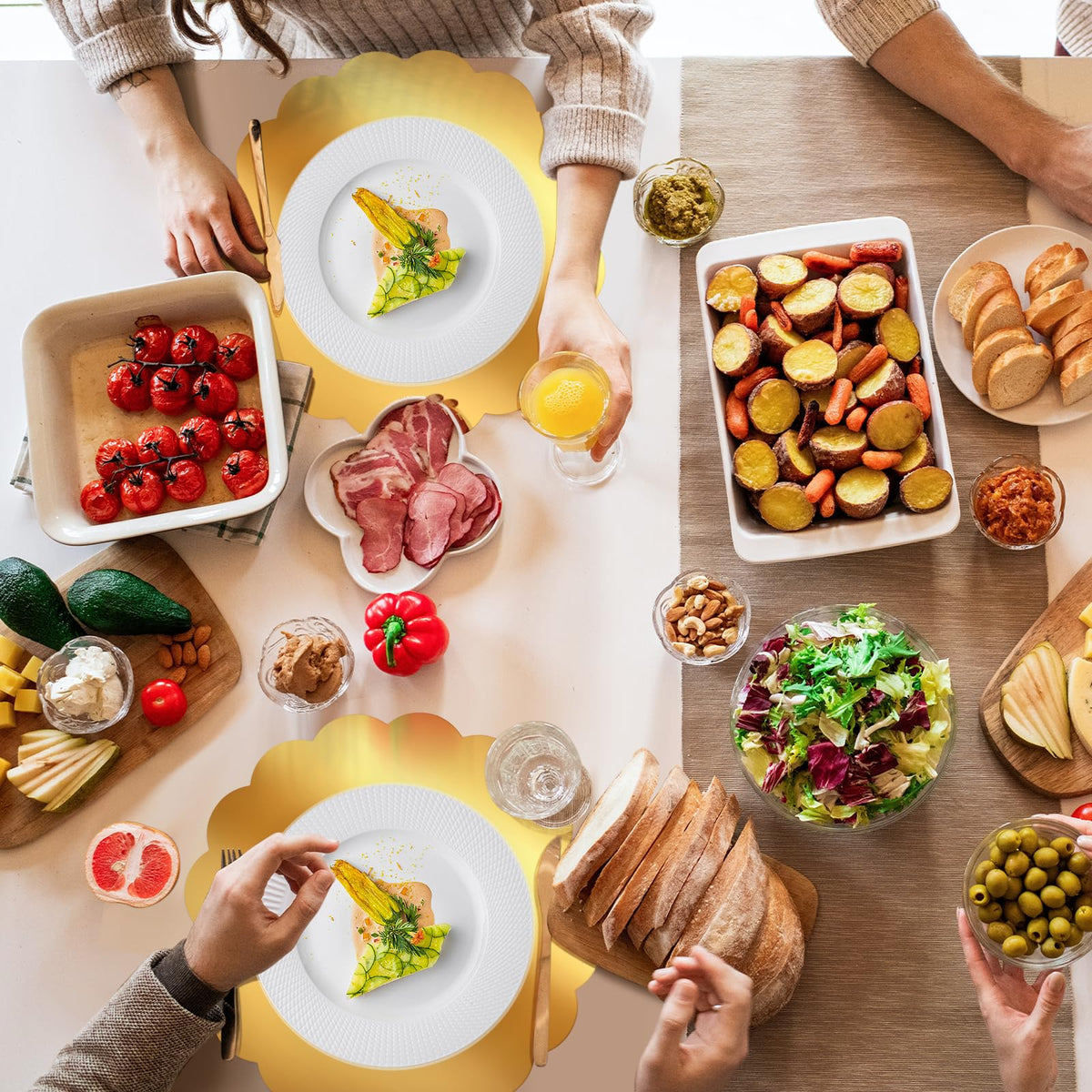 DI QIU REN compact-storage placemats stay organized and ready for use