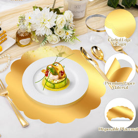DI QIU REN disposable paper placemats provide spill protection and quick setup