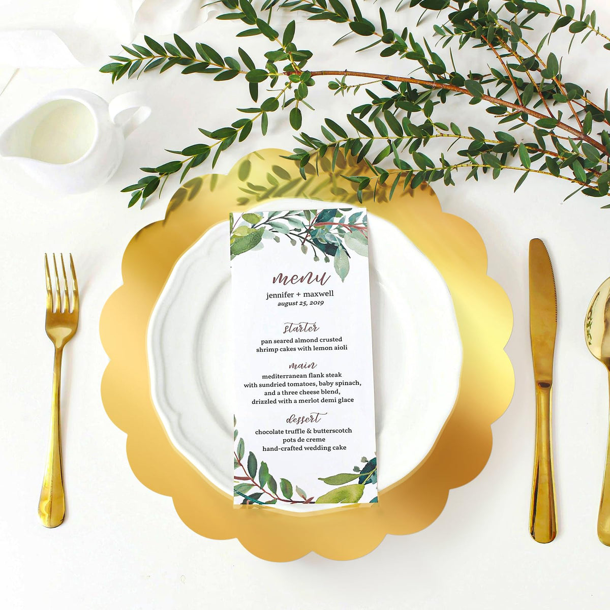 DI QIU REN elegant gold chargers placemats ideal for weddings and banquets
