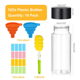 DI QIU REN juice bottle clear cap 10oz ideal for mess-free kid lunches