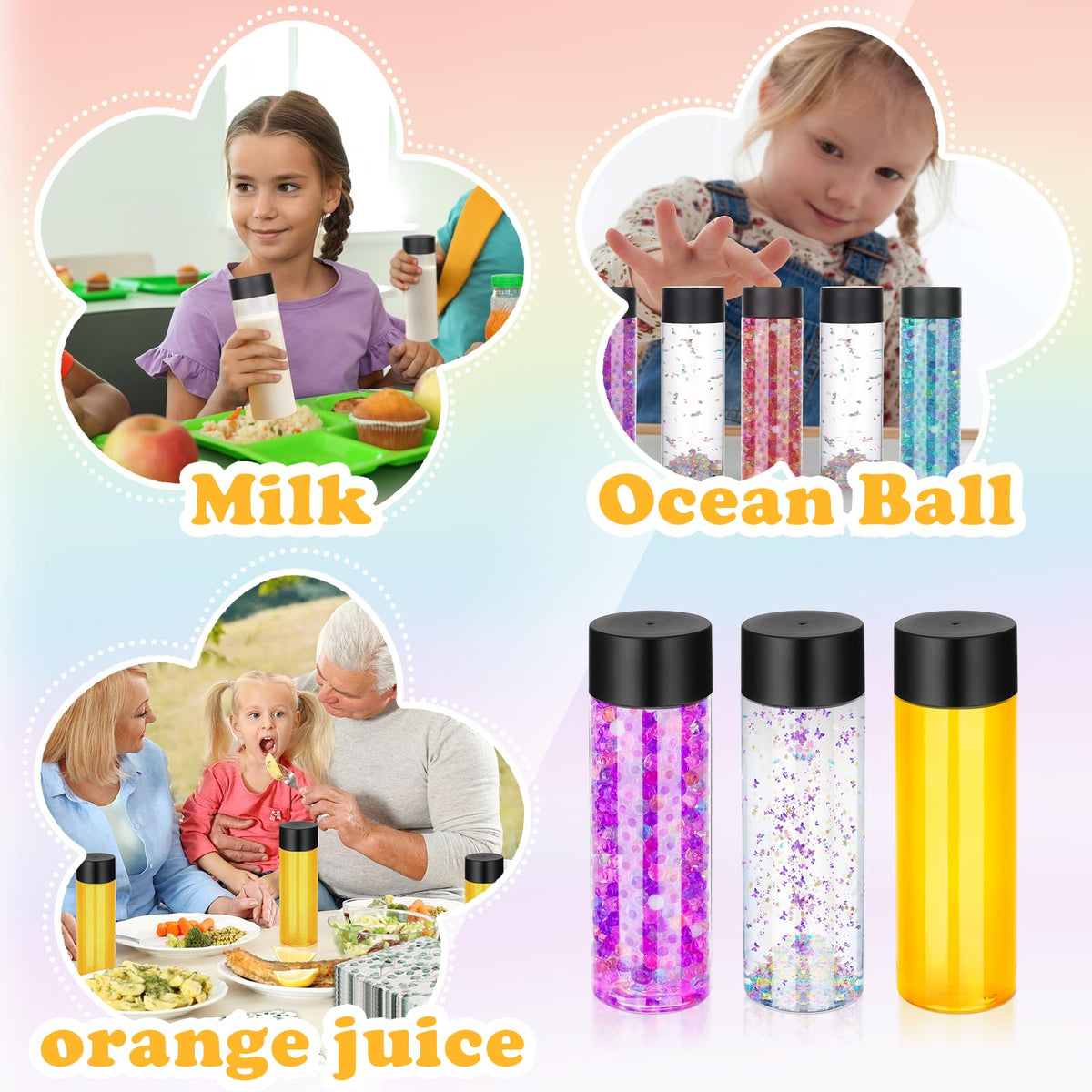 DI QIU REN durable PET bottle withstands repeated handling for classrooms.