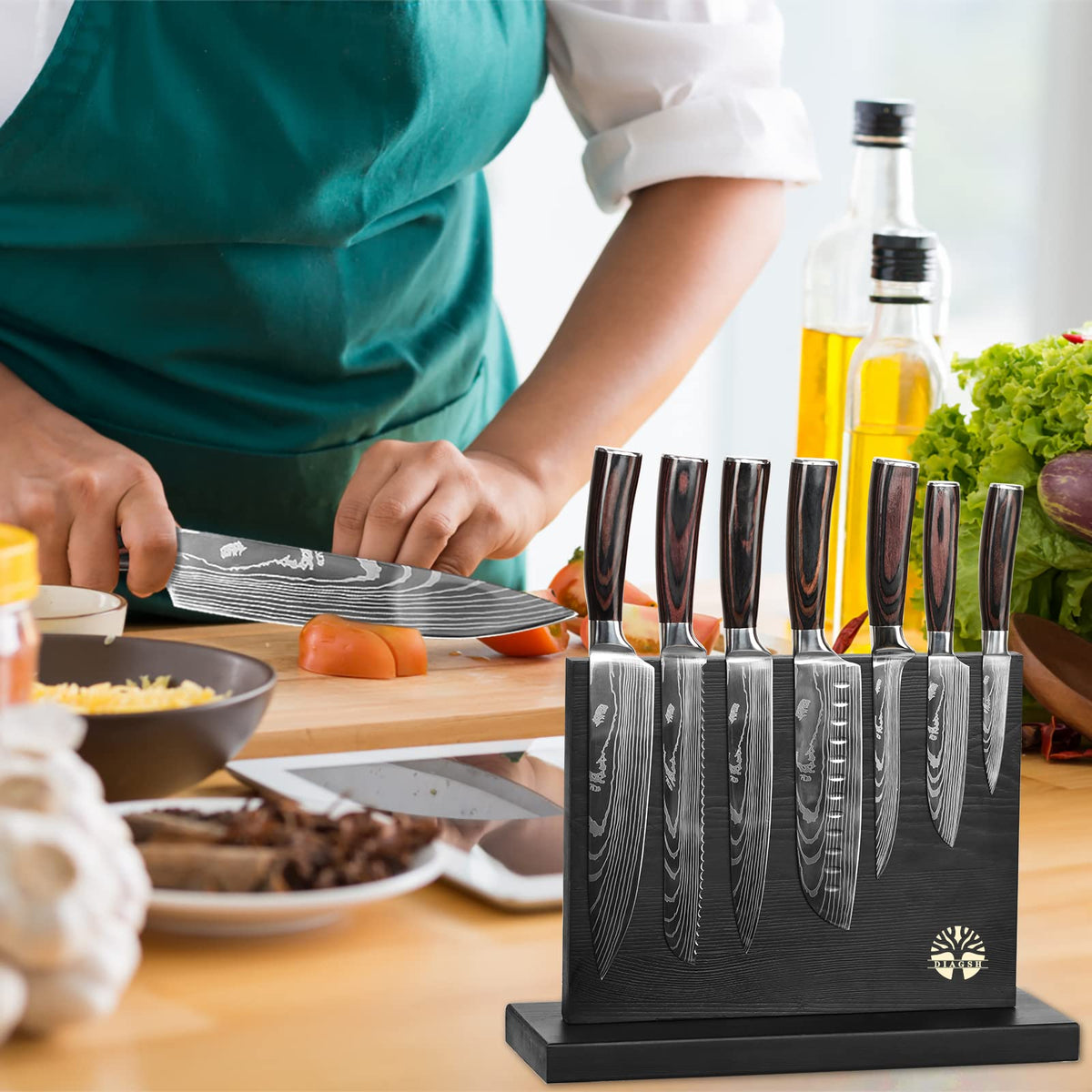 Diagsh 3.5-inch paring knife for detailed prep.