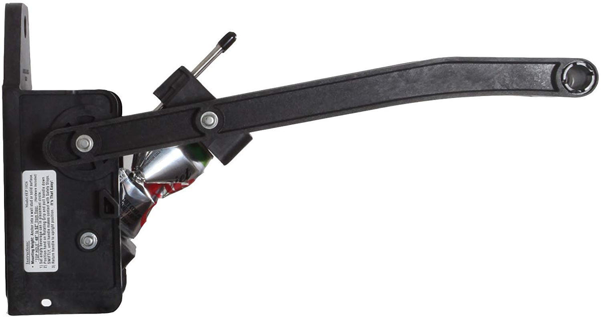 Dial Industries Easy Pull wall-mount can crusher front view for efficient recycling