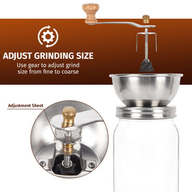 Diatomiteco camping setup shows the grinder lid in outdoor coffee prep