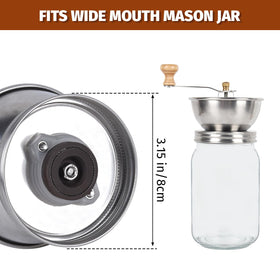 Diatomiteco ceramic burr grinder preserves aroma while grinding coffee beans