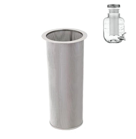 Diatomiteco cold brew filter fits 1-gallon mason jar for smooth batches.