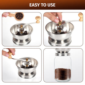 Diatomiteco home barista accessory enabling convenient manual grinding at home