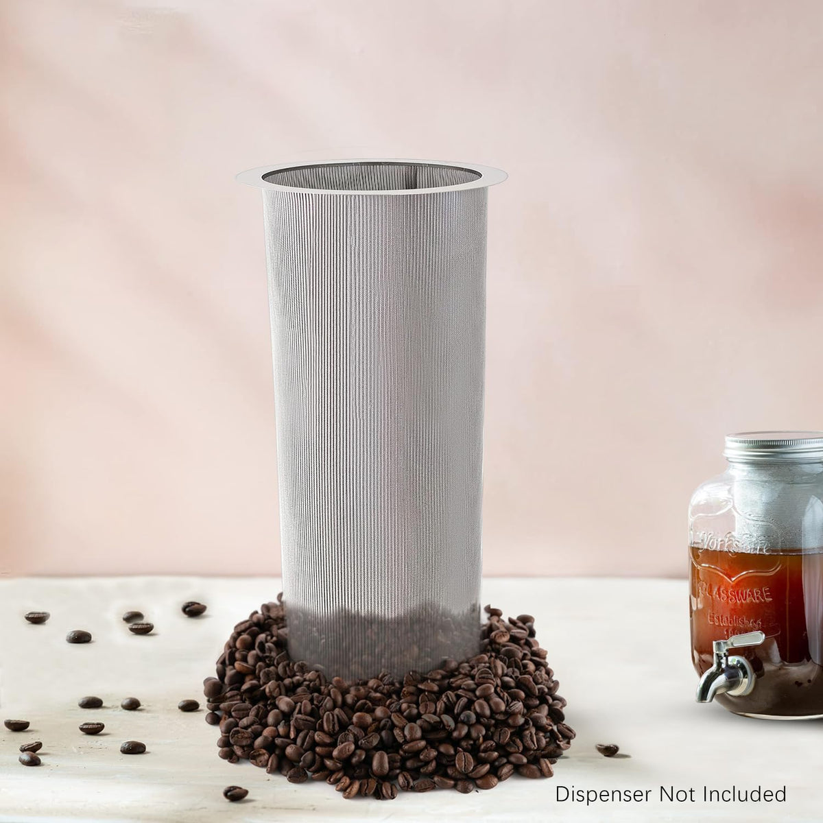 Diatomiteco perfect for cold brew tea and infused beverages.