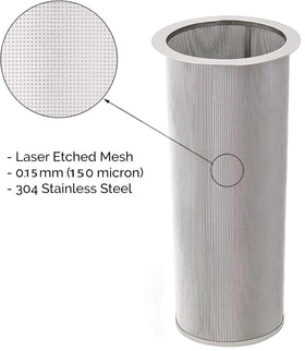 Diatomiteco versatile filter for coffee tea and fruit infusions.