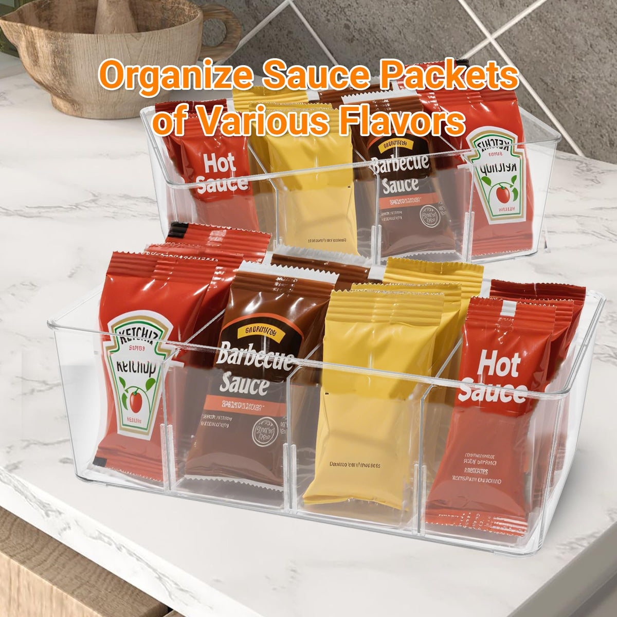 diatomiteco sauce packet organizer in fridge keeps condiments organized