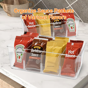 diatomiteco sauce packet organizer in fridge keeps condiments organized