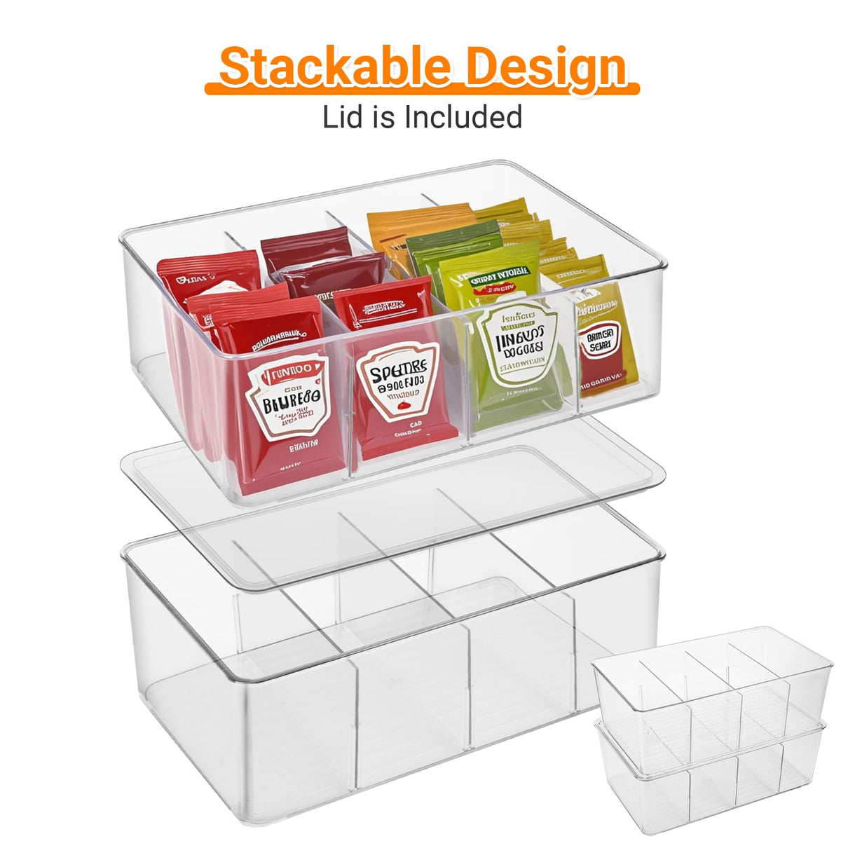 diatomiteco sauce packet organizer kitchen drawer saves space