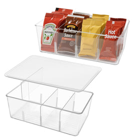 diatomiteco sauce packet organizer top view for easy packet visibility