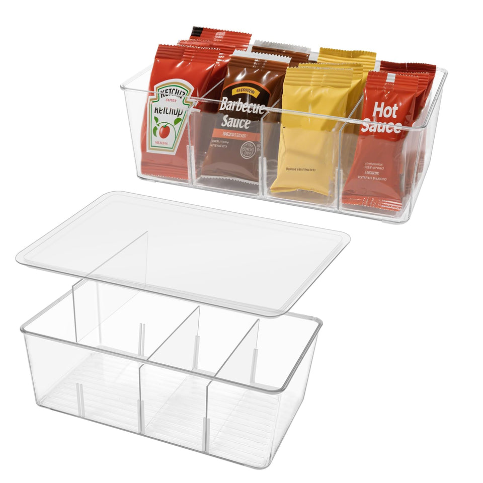 diatomiteco sauce packet organizer top view for easy packet visibility