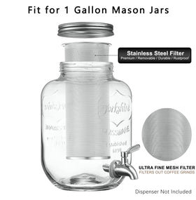 Diatomiteco stainless steel fine mesh filter for clarity and flavor.