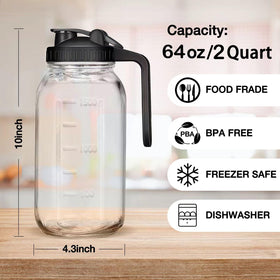 DIBOLASC airtight silicone-seal lid ensures leak-free storage of drinks.