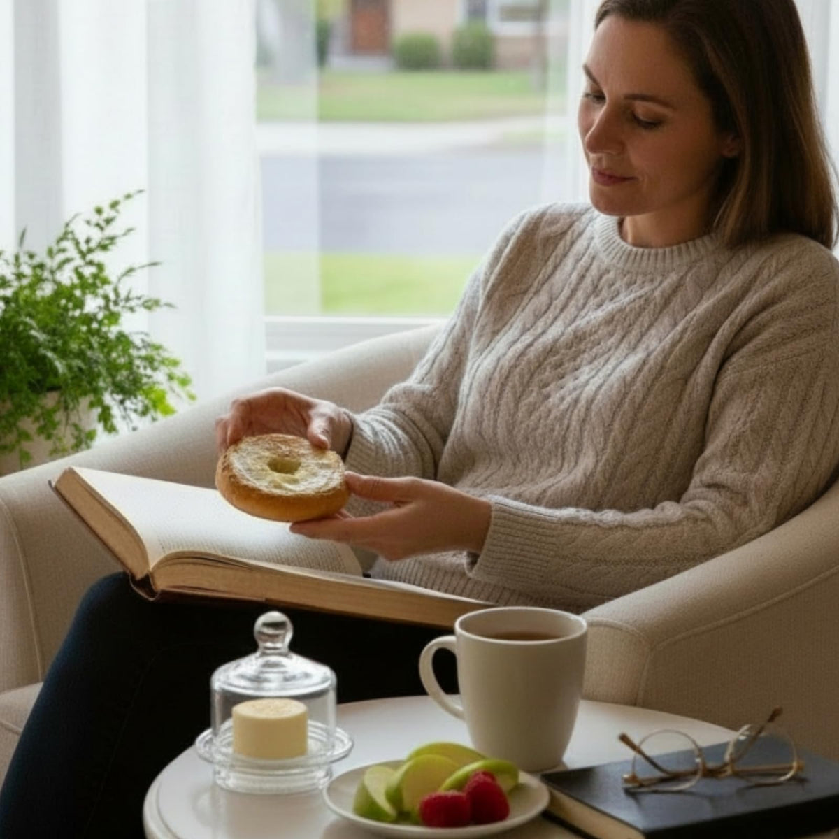 Dicunoy butter dish ideal for guest dessert presentation at home